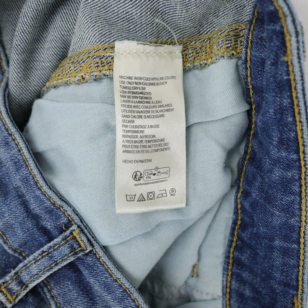 Pilcro Kenna Jeans Womens 29 Blue Mid Rise Heritage Curved Wide Barrel Leg - Picture 10 of 11